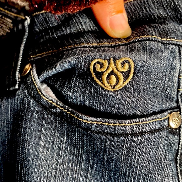 Anisette size 1 long flare jeans - Picture 3 of 3